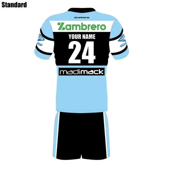 2024 Cronulla Sharks TODDLER Home Jersey Set