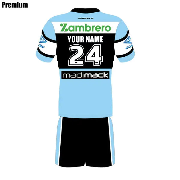 2024 Cronulla Sharks TODDLER Home Jersey Set