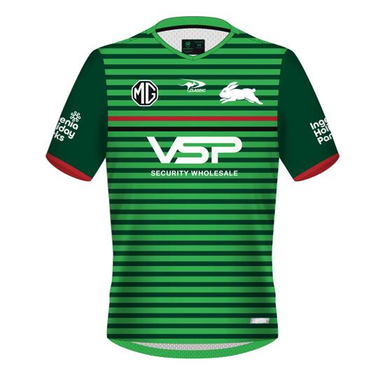 2024 South Sydney Rabbitohs ADULTS Training Tee Green