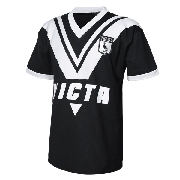 1978 Western Suburb Magpies Black Retro Jersey