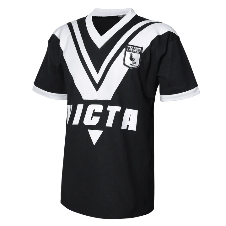 1978 Western Suburb Magpies Black Retro Jersey