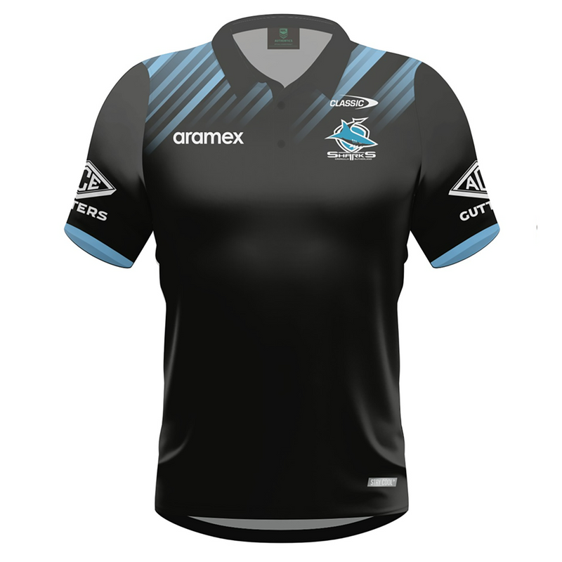 2024 Cronulla Sharks ADULTS Media Polo