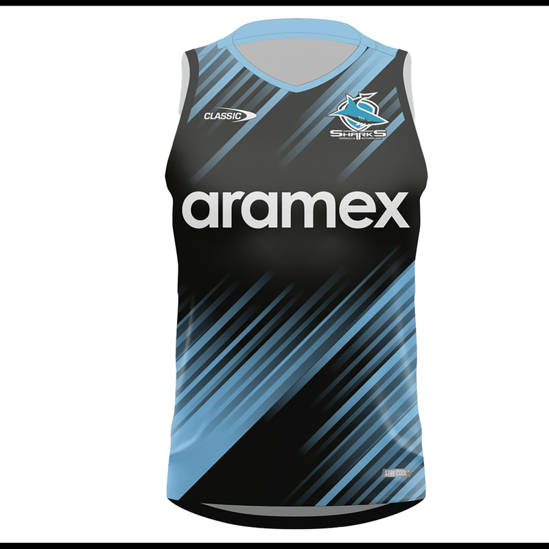 2024 Cronulla Sharks ADULTS Training Singlet