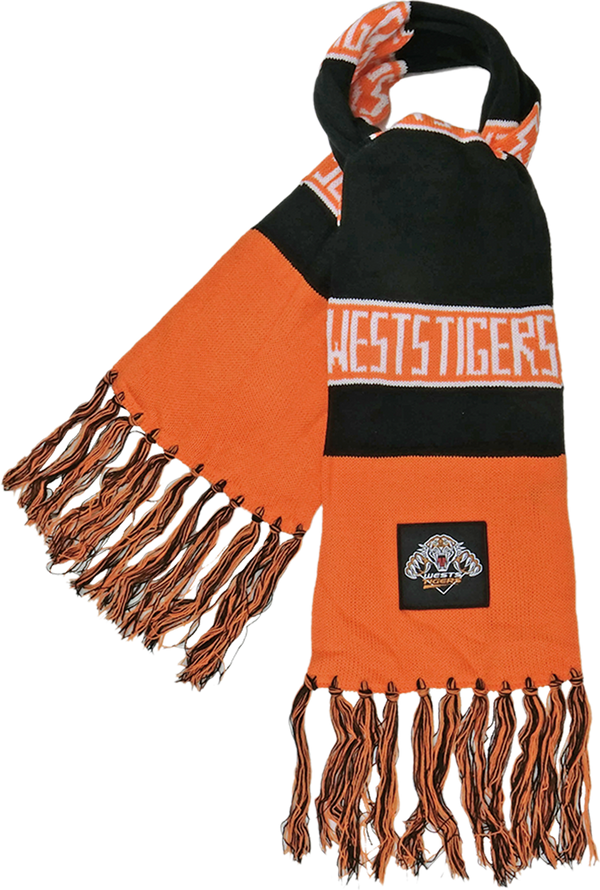 Wests Tigers Supporters Bar Scarf