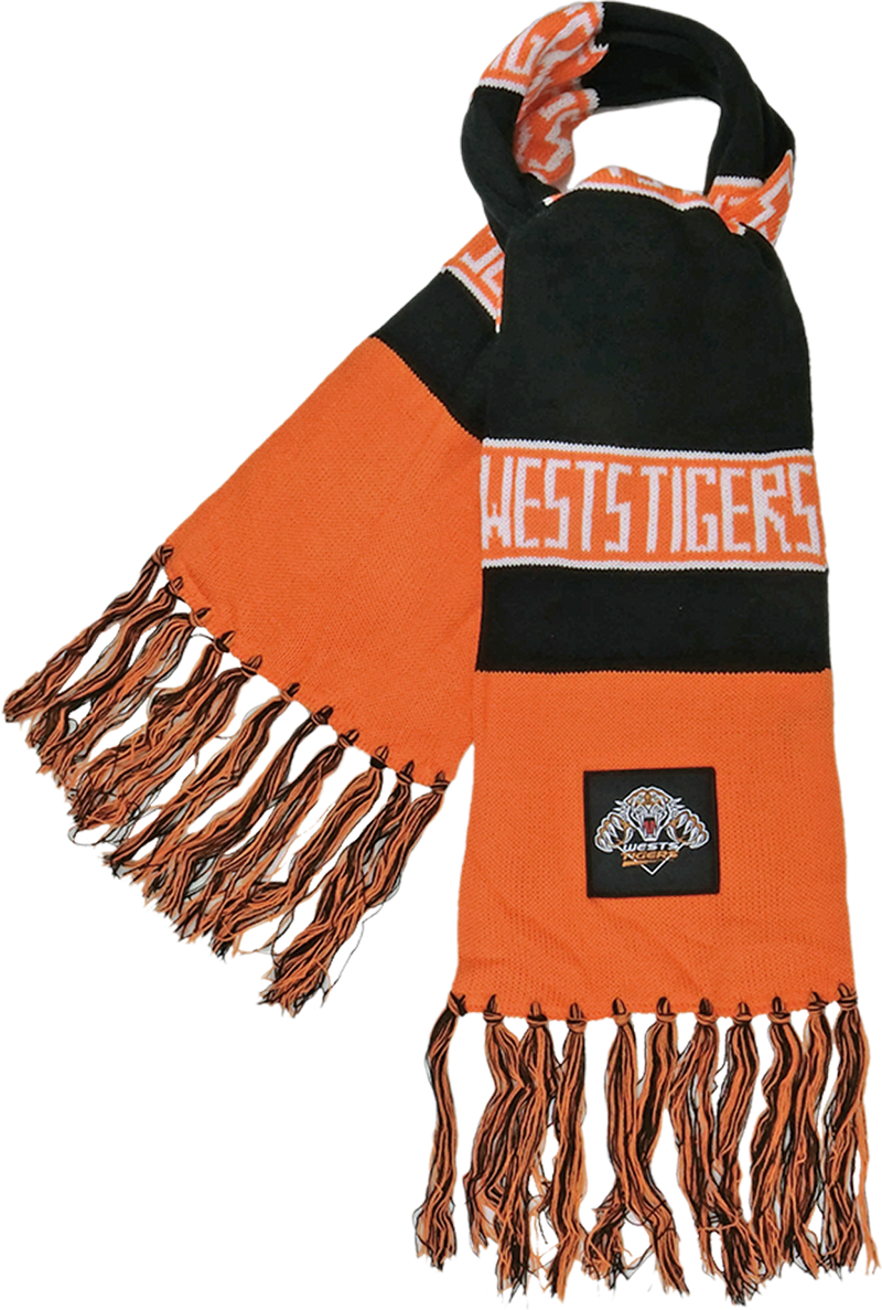 Wests Tigers Supporters Bar Scarf