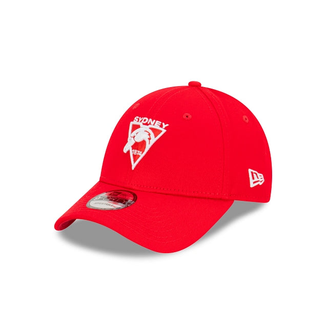 Sydney Swans New Era Official Team Colours 9FORTY Cloth Strap